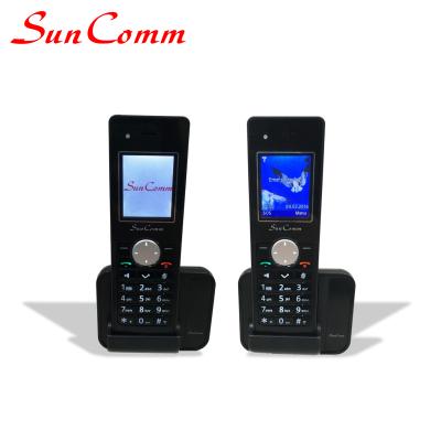 China Reminder feature SC-9055-GH mode cordless phone land line phone handless fixed cordless phone and gsm sim card for sale