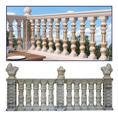 China High Precision 86cm Plastic Concrete Fence Baluster Railing Mold for sale