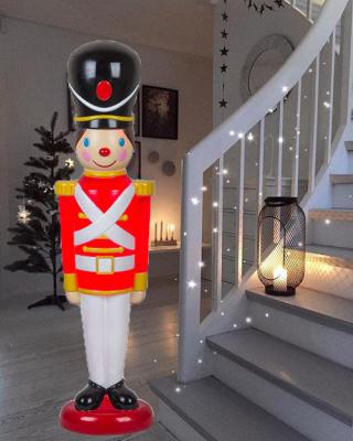 China Christamas Decoration Home Decoration Christmas Festival Gift Blow Mold Nutcracker Soldier for sale