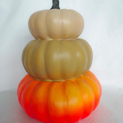 China 2022 Europe Hot Sale Decoration Halloween Party PU Craft Pumpkin for sale