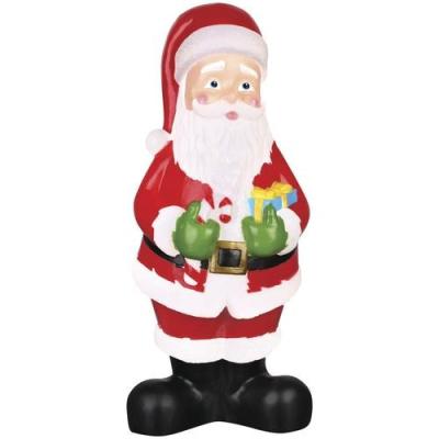 China Europe 2022 outdoor christmas house decoration lit santa claus for sale