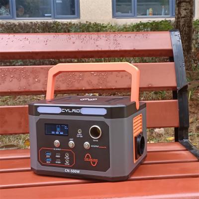 China Solar Panel 500W MPPT Power Banks Portable Power Station 110V / 220V 36*30*33cm for sale