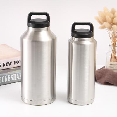 China Custom Logo 18oz Stainless Steel Wall Outdoor Sports Drinking Water Bottle Double Class Portable Vacuum Insulated Thermos Flask for sale