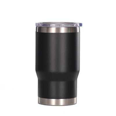 China Viable Mini Freezers Stainless Steel Cup Double Walled Beer Can Cooler Mug Insulated Vacuum 14OZ Tumbler Cup With Lid for sale