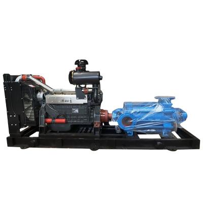 China Diesel Engine Generator Long Service Life Mine Drainage Horizontal Multistage Centrifugal Boiler Feed Water Pump for sale