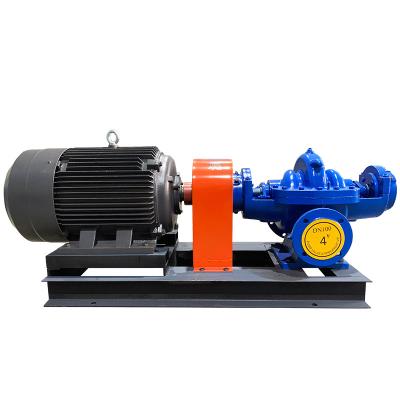 China Large Flow Volute Single Stage Double Suction Split Case Electric Centrifugal Pump Developing World Solutions S/Shipping and Water Handling for sale