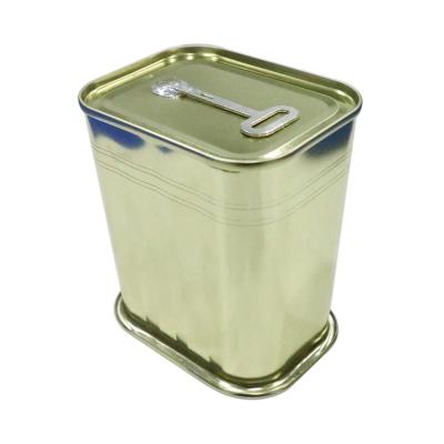 China By 701# Main Square Can Dump Trapezoidal Safe Food Grade Tin Can Printing Tin Can Wholesale for sale