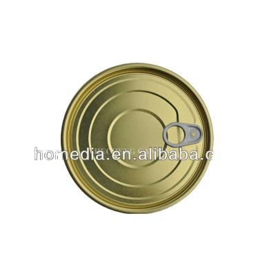 China Non Refillable 502 Tin Plate Lid Easy Open For Canning Pet Can With Easy Open Lid for sale