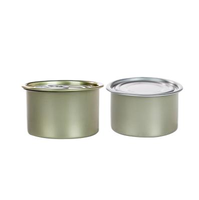 China Canned Food 834# 2 Pieces Food Can Empty Food Tin Can For Tuna Packaging for sale