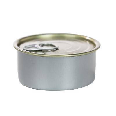 China Wholesale Empty Canned Food Food Grade 2PC Sardine Fish Can For Fish Packing for sale