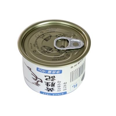 China Custom Canned Food Sardine Fish Can Empty Around Tuna Tin Cans For Tea Food Mc-042c for sale