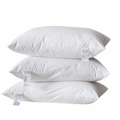 China Charming bedding viable down feather pillow insert cushion pillow with duck feather down body filling pillow for sale