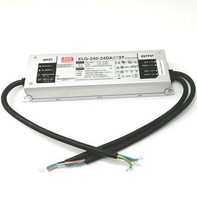 China HOT SALE Meanwell ELG-240-48DA-3Y 240W 48V Dimmable LED Driver ELG-240-48DA-3Y for sale