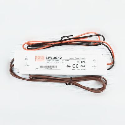 China Suitable for LED Lighting MW 35W 12V LED Transformer CE&CB LPV-35-12 for sale