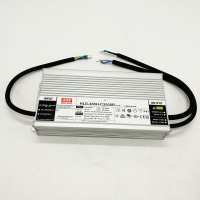 China meanwell HLG-480H-C3500B 480W 170V led driver dimmable with constant current HLG-480H-C3500B for sale