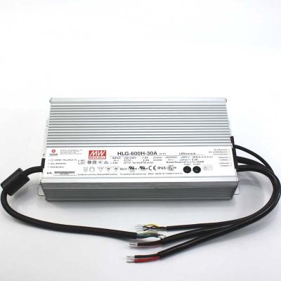 China LED high-bay / greenhouse lighting meanwell HLG-600H-30A 30V 600w led driver with constant voltage and constant current for sale