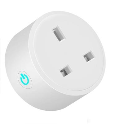 China Smart Plug Socket Alexa Voice Control WIFI Remote Control Mini UK Smart Socket for sale