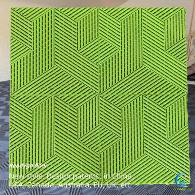 China Indoor Plastic Floor Tiles Garage 40x40cm Garage Flooring Plastic Tiles for sale