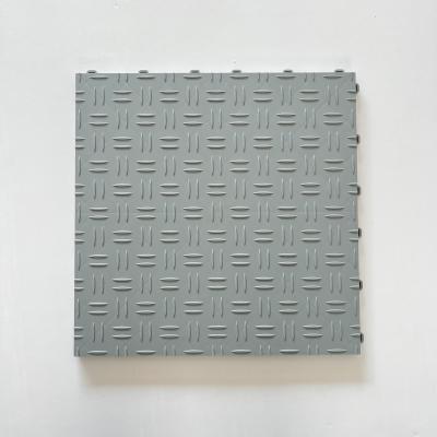 China Non Slip Polypropylene Floor Tiles 400x400mm True Lock Diamond Tiles for sale