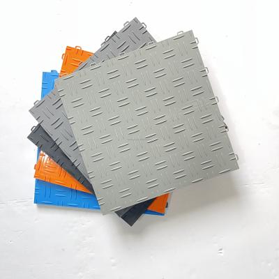 China Interlocking Diamond Garage Floor Tile Commerciële Polypropyleen Garage Flooring Te koop