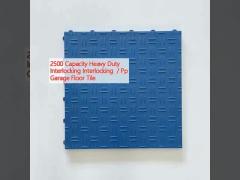 2500 Capacity Heavy Duty Interlocking Interlocking  / Pp Garage Floor Tile