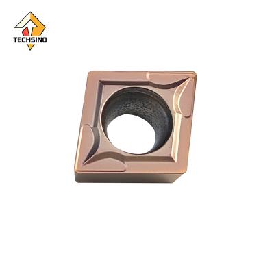 China CNC Process CNC Turn Inserts For Stainless Steel External Turning And Internal Boring Rhombic Shaped Cutting Tools CCMT09T308-HR YBD102 for sale