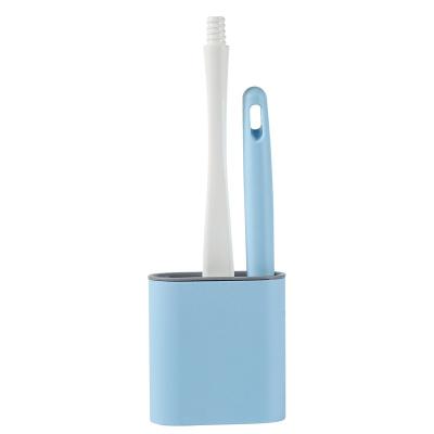 China 2022 Modern Hot Selling Amazon Bathroom Cleaning Brush Silicone Wall Mounted Plastic Toilet Brush Holders for sale