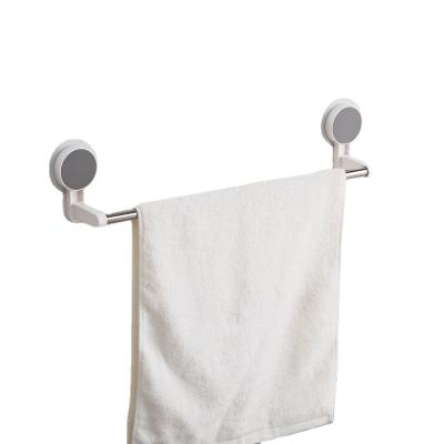 China Easy Install Wall Mounted Stainless Steel Towel Bar Non-Trace Stick Bathroom Hanger With Hook Easy Install Rack Towel Holders for sale