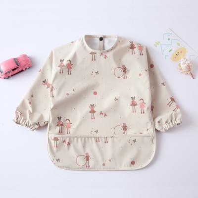 China Viable Baby Bib Feeding Apron for Food Painting Play for sale