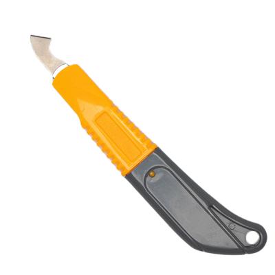 China Slide Open High Quality Hook Carving Steel Blade Acrylic Sheet Utility Cutter Knife for sale