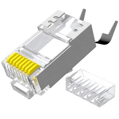 China Power made in China rj45 head rj45 8 pin crystal connector network cable connector 8P8C male female rj45 plug for sale