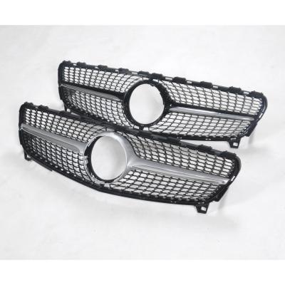 China Upgrade Original Diamond Grille For Benz A Class W176 2016-2018 A160 A180 A200 A220 A250 A45 Front Bumper Grill Grille for sale