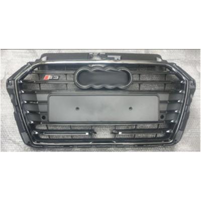 China Upgrade Original Grill Front Bumper Grill With Acc For Audi A3 Upgrade S3 2017 2018 2019 Spare Parts for sale