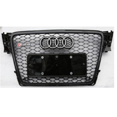 China Upgrade Original Grill Car Grill For Audi A4 B8 2009-2012 Upgrade RS4 Chrome Black Silver Car Replacement Parts for sale