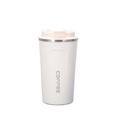 China Manufacturer PORTABLE Stainless Steel Logo Coffee Mug With Lid Customized Double Walled for sale