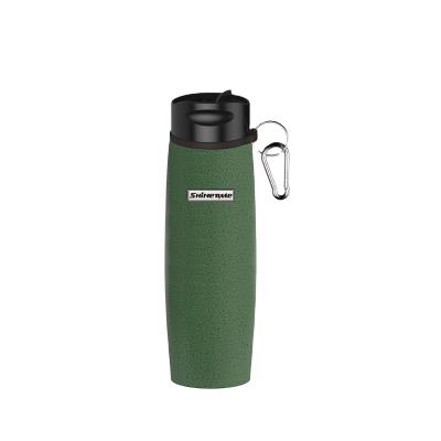 China 500ML Portable Cheap Wholesale PORTABLE Appearance Stainless Steel Travel Special Mug With Carabiner For Hiking for sale