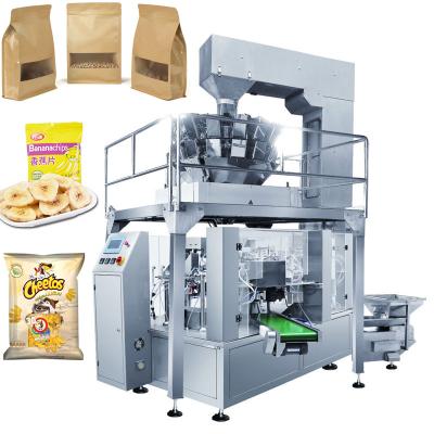 China Automatic Rotary Food Bag Pick Fill And Solid Seal Pellet Pellet Packing Machine for sale