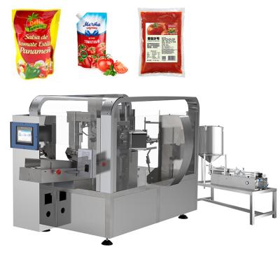 China Automatic Premade Food Spout Doypack Pouch Packing Machine For Liquid Oil for sale