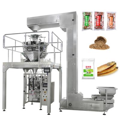 China Chip Grain Snack Date Meatball Saffron Jerky Packing Machine Beef Nuts Automatic Potato Coffee Bean Food Corn Beef Jerky Packing Machine for sale