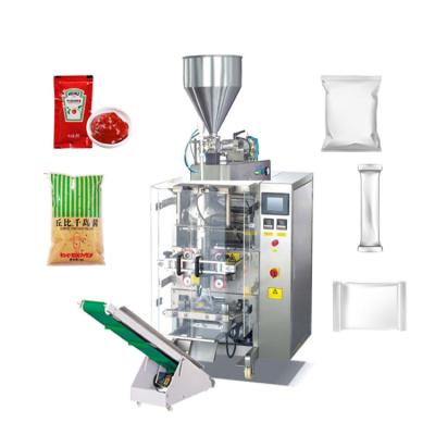 China Multifunctional Automatic Piston Tableware Jam Sachet Plastic Food Mayonnaise Liquid Weighing Filling Machine for sale