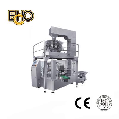 China Automatic Beverage Factory Price Premade Pouch Nuts Candy Chocolate Rice Food Automatic High Speed ​​Rotary Packing Machine New for sale