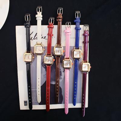 China Fashion\Classic\Business\Sports Hot-selling Thin Band Fashionable Women's Watch Retro Watch Casual Luxury Students Mini Square Simple Girls Watch for sale