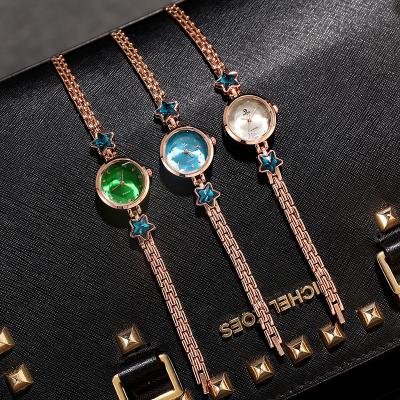 China Hollow Senator watch simple Lucky Star Bracelet List blue Korean trend temperament female wind lady quartz watch students version for sale