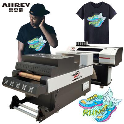 China Heat Transfer Pictures Low Price Hot Selling Professional T-shirt 60cm i3200 2heads Dtf Printer With Dusting Heater For Sale for sale