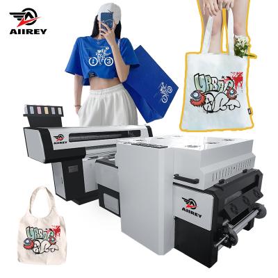 China Heat transfer pictures low price brand T-shirt print i3200 60cm heat transfer dtf printer With Powder dusting machine for sale