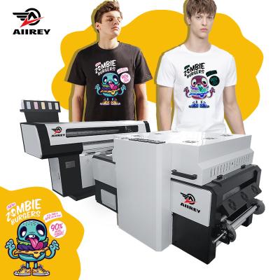 China Heat transfer pictures factory supply China wholesale 60cm T-shirt printing 2heads I3200 dtf printer direct sublistar with heating machine for sale