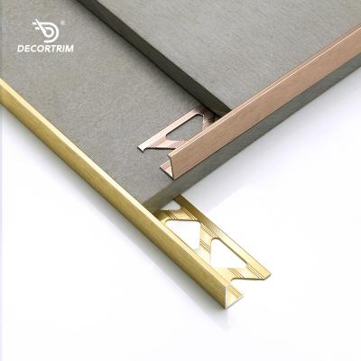 China Modern Good Quality And Cheap Protection Corners Aluminum Edge Profile Tile Trim for sale