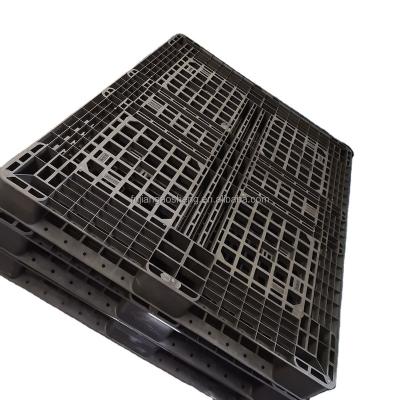 China HDPE Euro Storage Pallet Beverage Box Tall Pallet Cheap Heavy Duty Euro Storage Price Black Gaosheng 1210# Way Over Stackable Plastic 4 Pop for sale