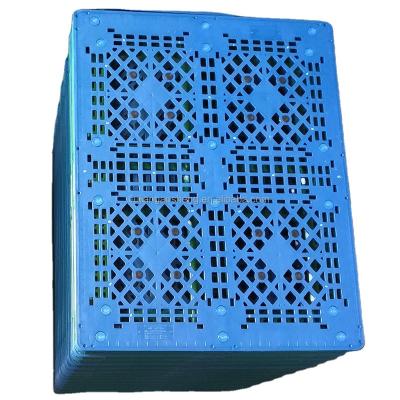 China 1200*1000 Beverage Price Large Heavy Duty Heavy Duty HDPE Euro Storage Single Faced Stackable Plastic Pallet for sale