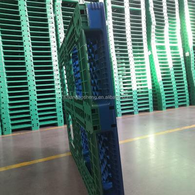 China High Quality Euro Storage Cheap High Quality Heavy Duty HDPE Single Sided Stackable Beverage Plastic Beverage Pallet 1200*1000 Large Pallet for sale